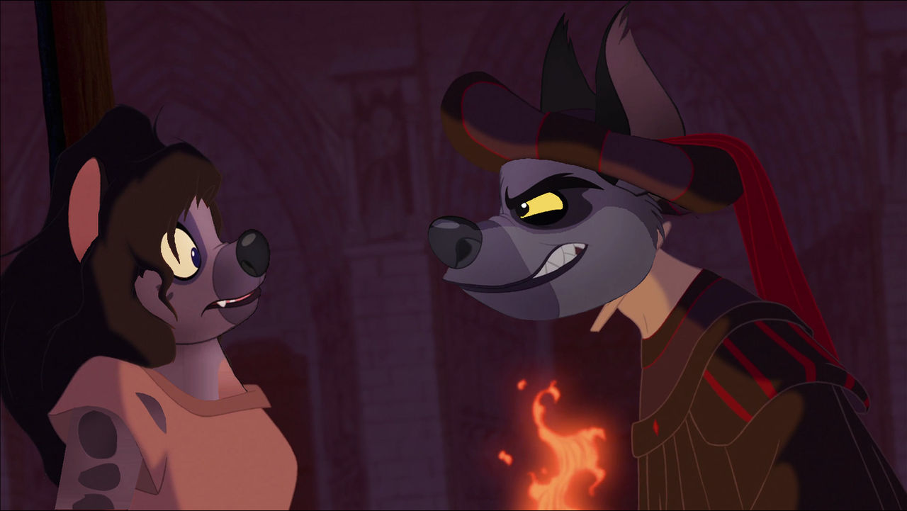 Jasiri and Janja in Hunchback of Notre Dame style