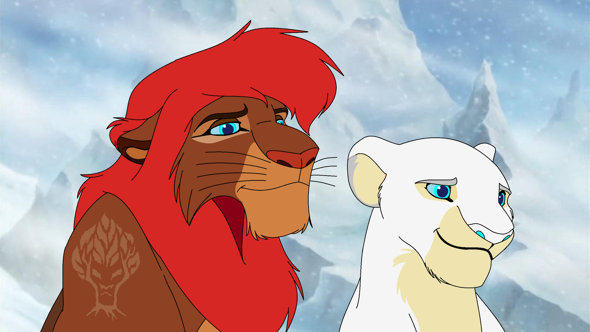 Adult Raja and Hium, King and Queen of Pahaad by Through-the-movies on ...