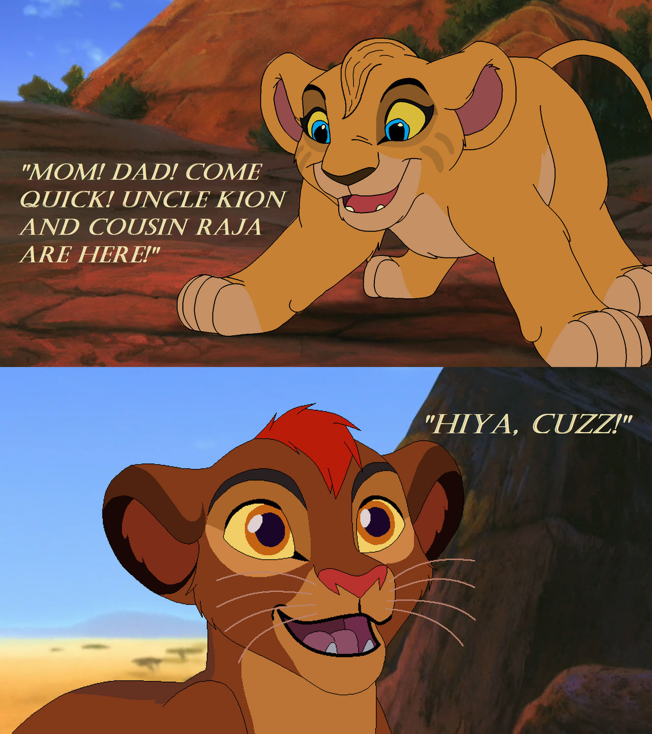Prince Raja The cousins, Princess Marini and Prince Raja. by Through-the-movies on ...