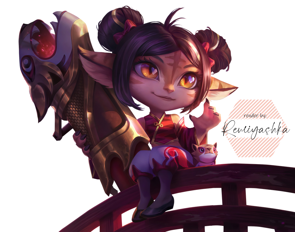 Firecracker Tristana Render #10 by Remiyashka on DeviantArt