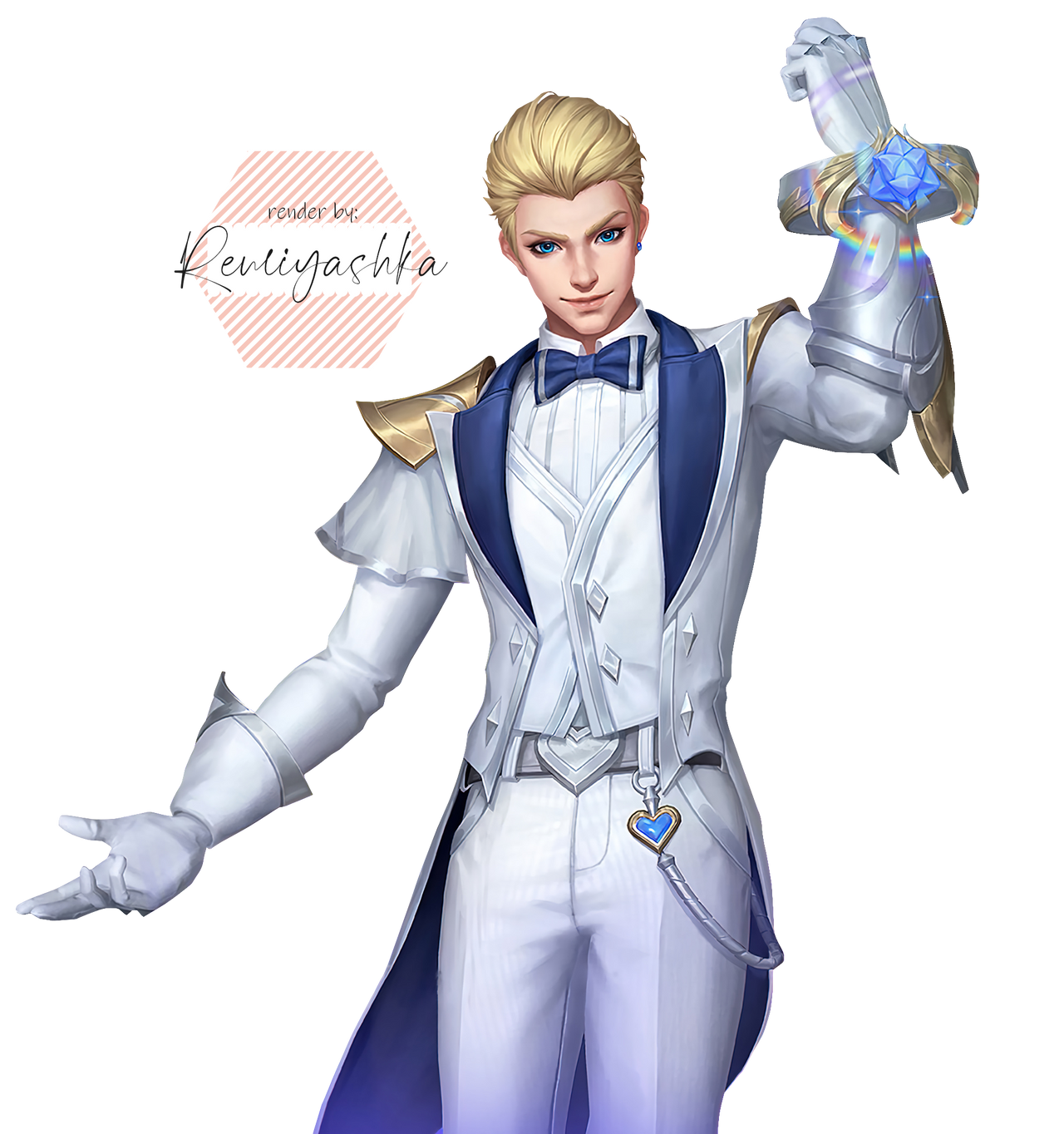 Crystal Rose Ezreal Render #11 by Remiyashka on DeviantArt