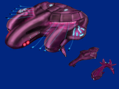 Covenant Capital Ship- Colored