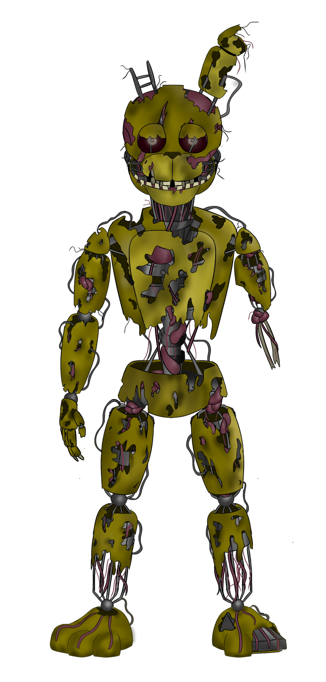 Springtrap redesign by TheLocus343 on DeviantArt