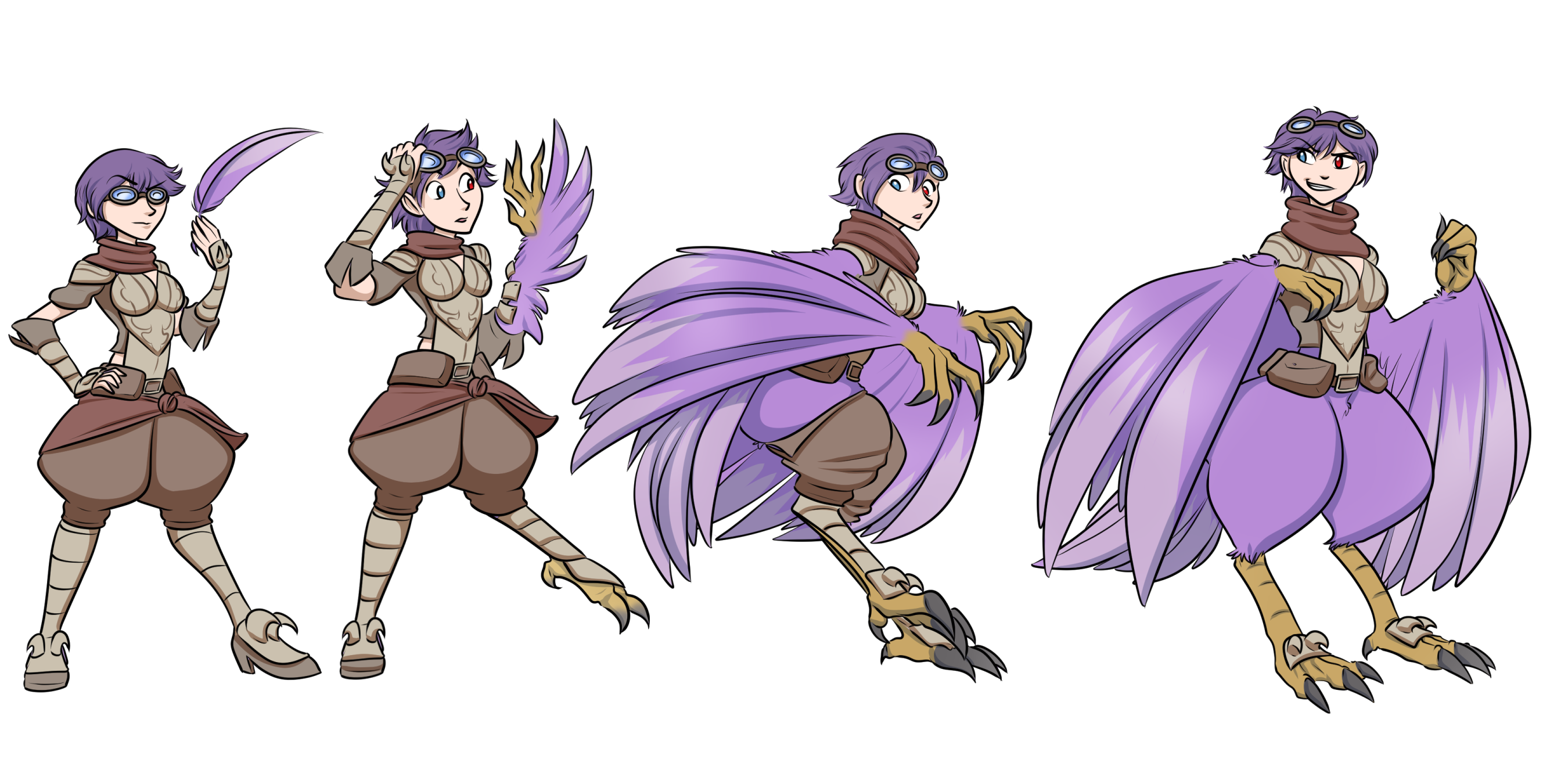 Lacey to harpy sequence.