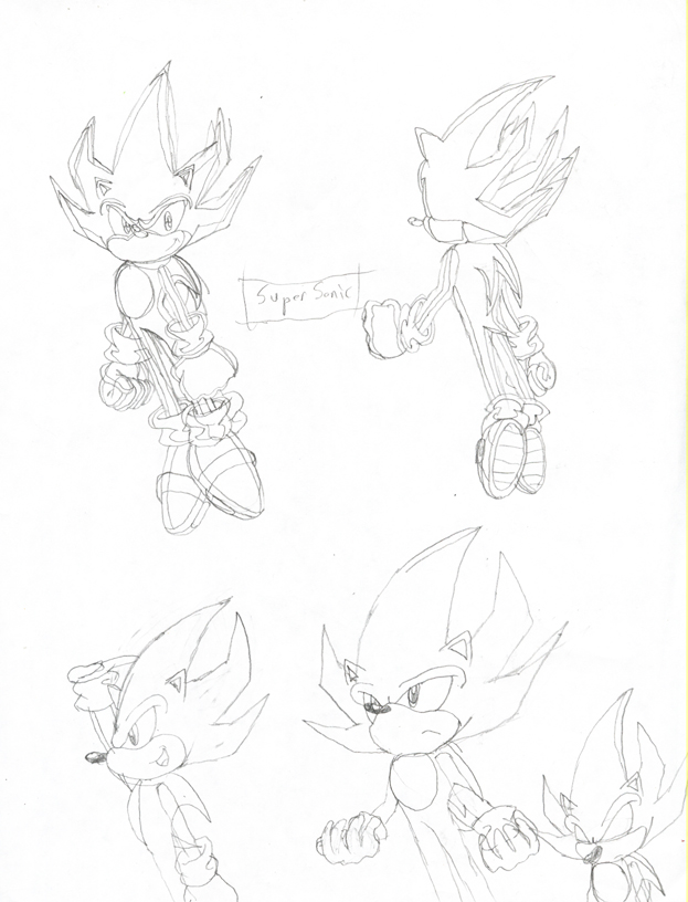 Character Art: Super Sonic