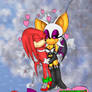 Rouge and Knux for Morrie-chan