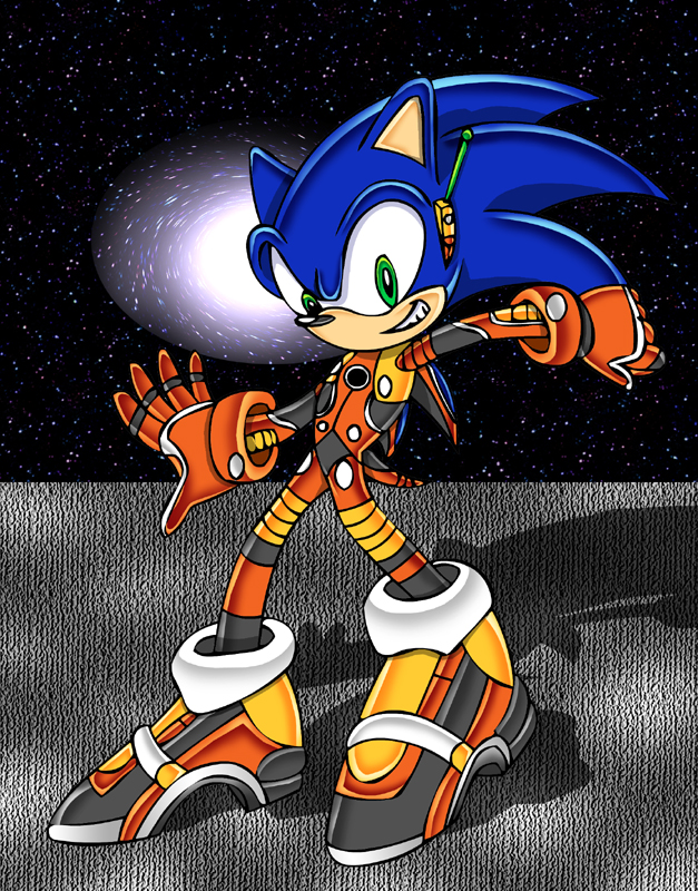 Sonic in PSO costume