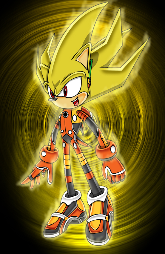 Super Sonic in PSO costume