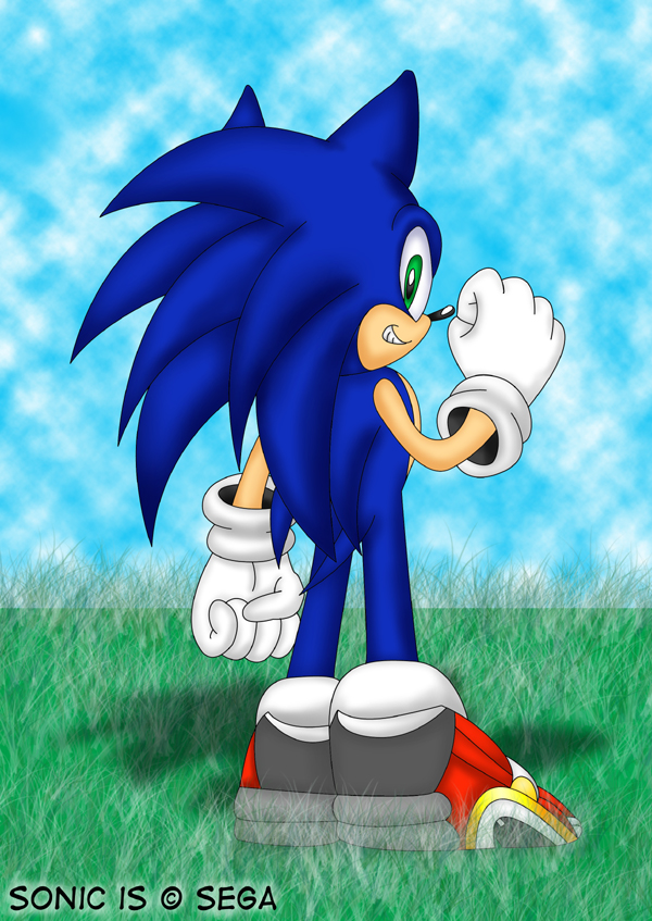 sonic from behind