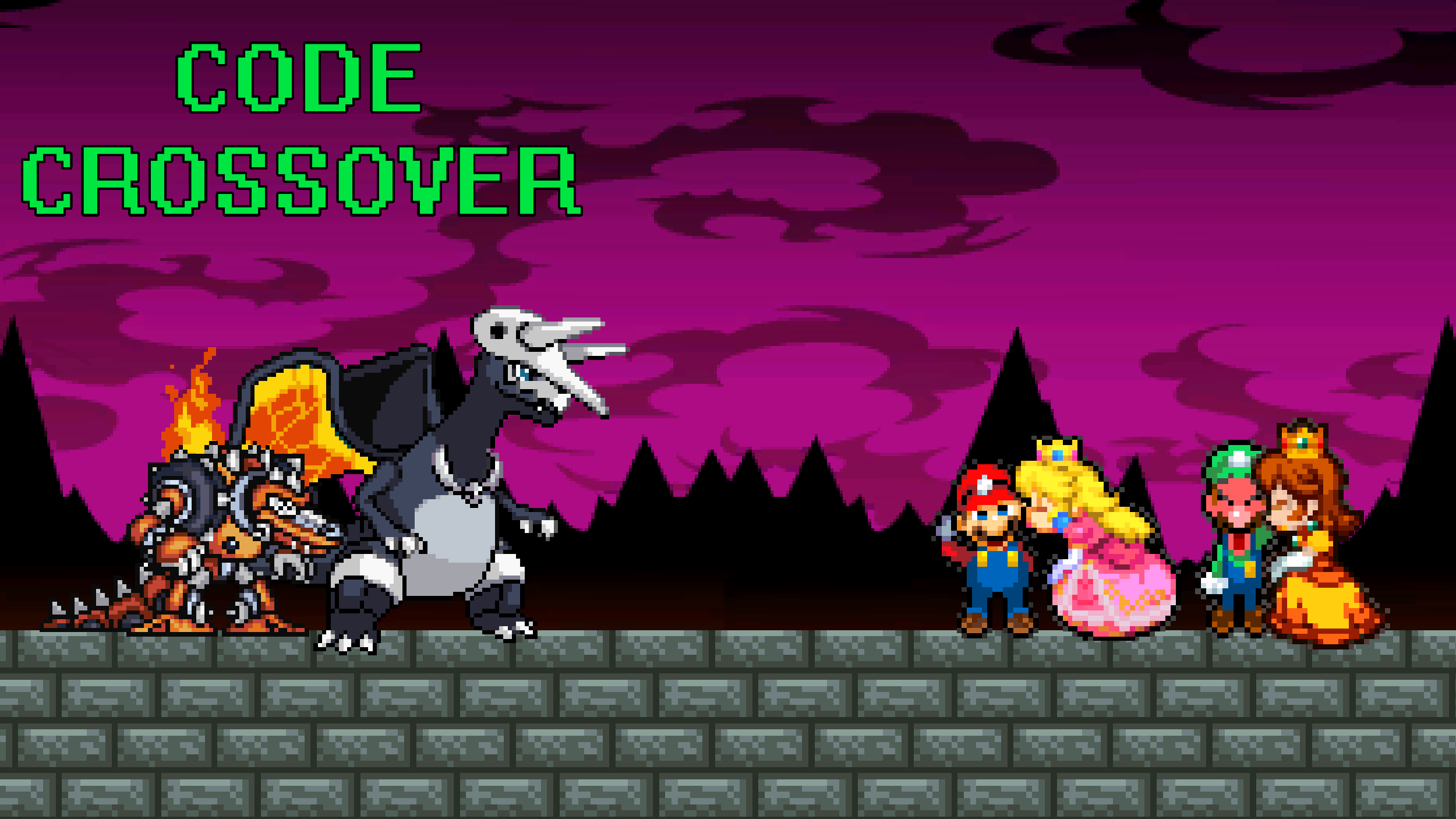 Scott910 Code Crossover Sprite series Code crossover Princess's SAVED by scott910 on DeviantArt