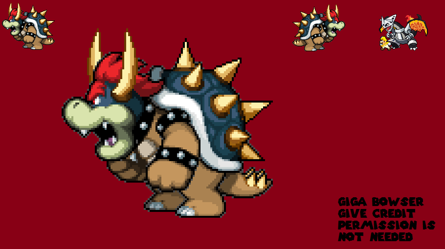 Giga Bowser sprite W.I.P