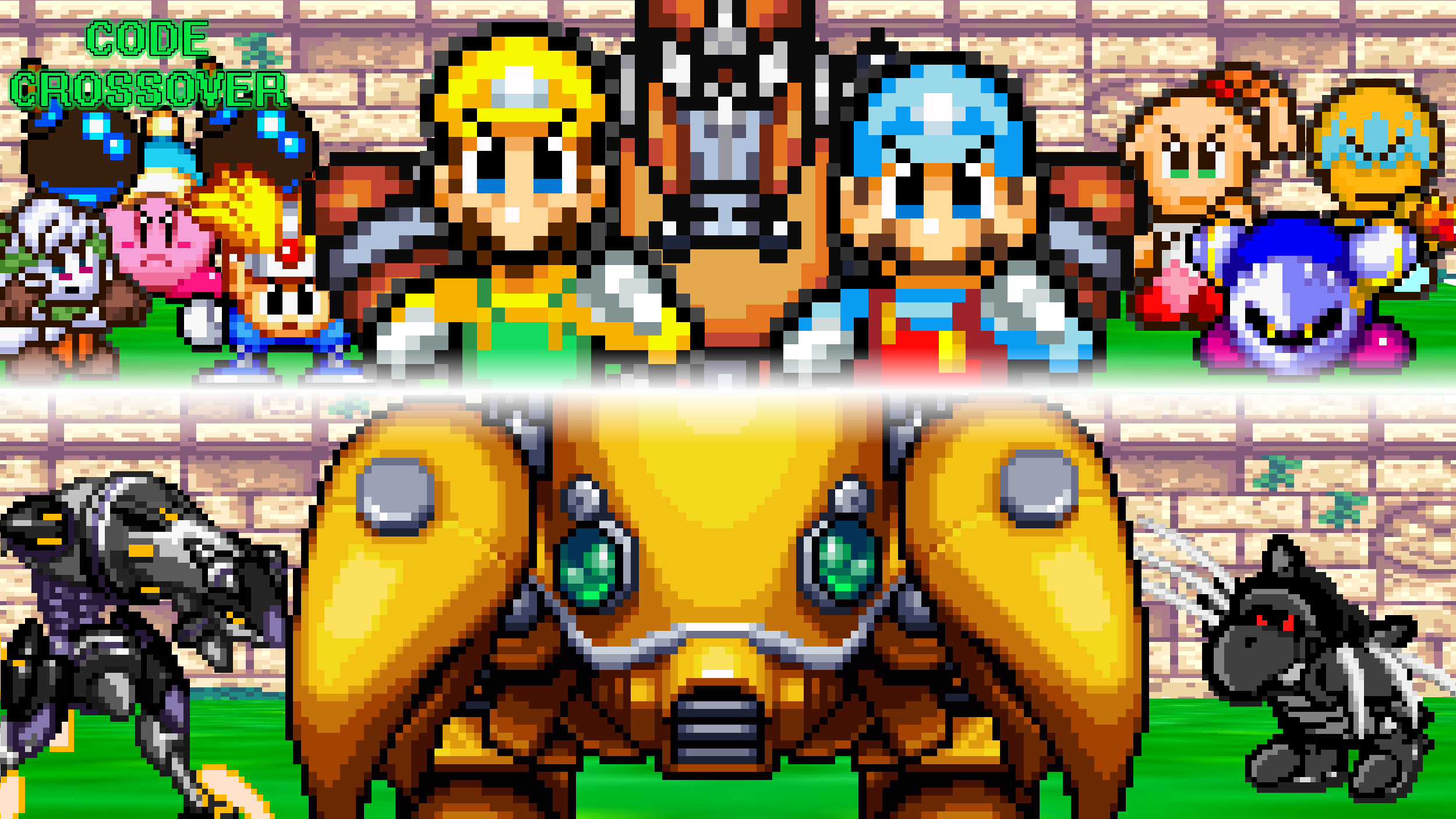 Sprite series Code crossover, All together by scott910 on DeviantArt