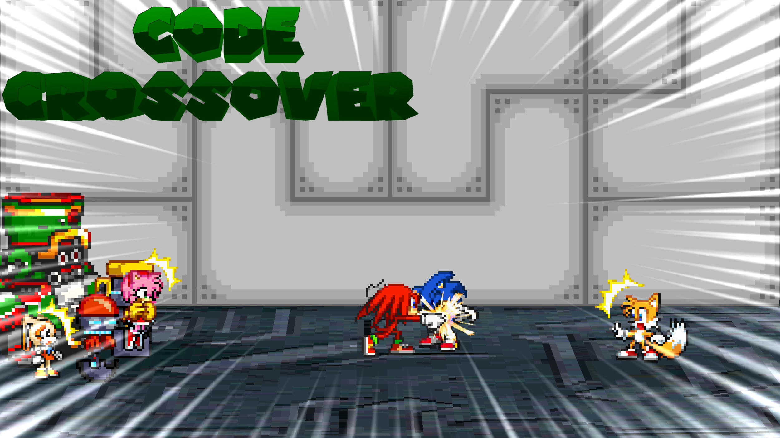 Scott910 Code Crossover Sprite series Code crossover, Knuckles betrayel by scott910 on DeviantArt