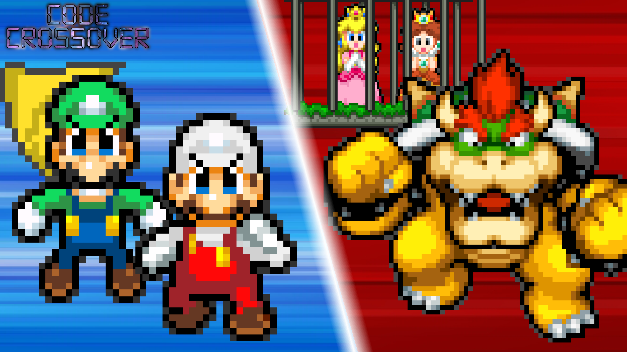 Scott910 Code Crossover Sprite series Code crossover, Final battle by scott910 on DeviantArt