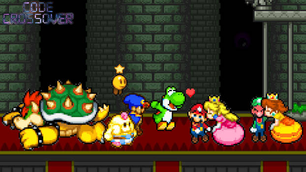 Sprite series Code crossover, Bowser's defeat