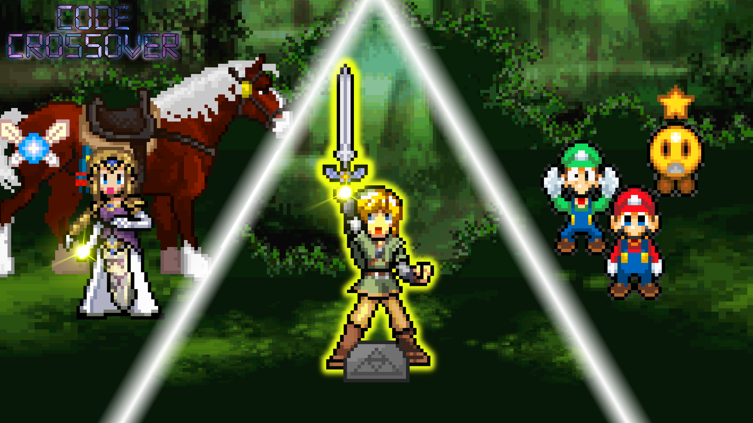 Scott910 Code Crossover Sprite series Code crossover, The Master Sword by scott910 on DeviantArt