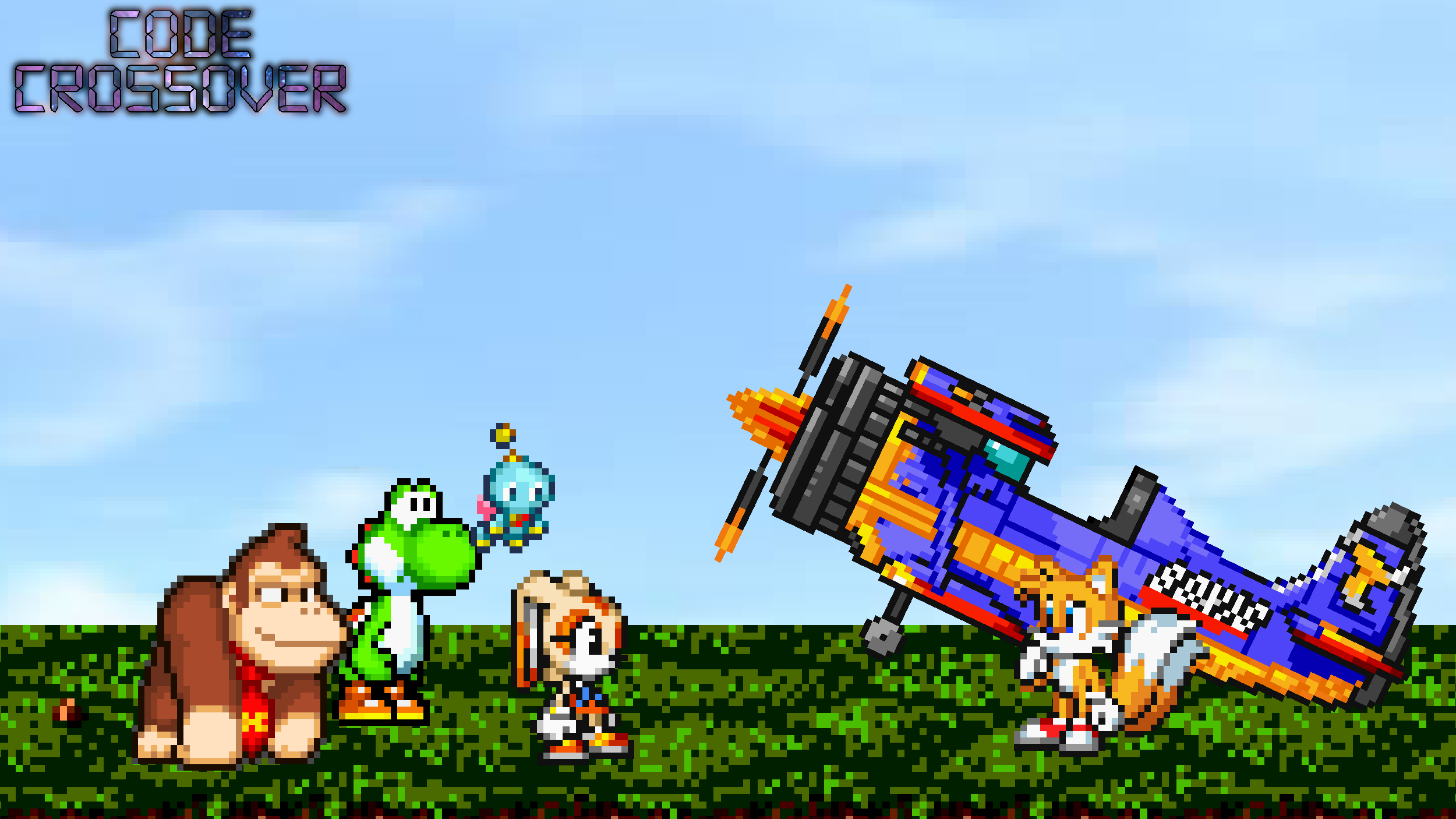 Sprite series Code crossover, Tails by scott910 on DeviantArt