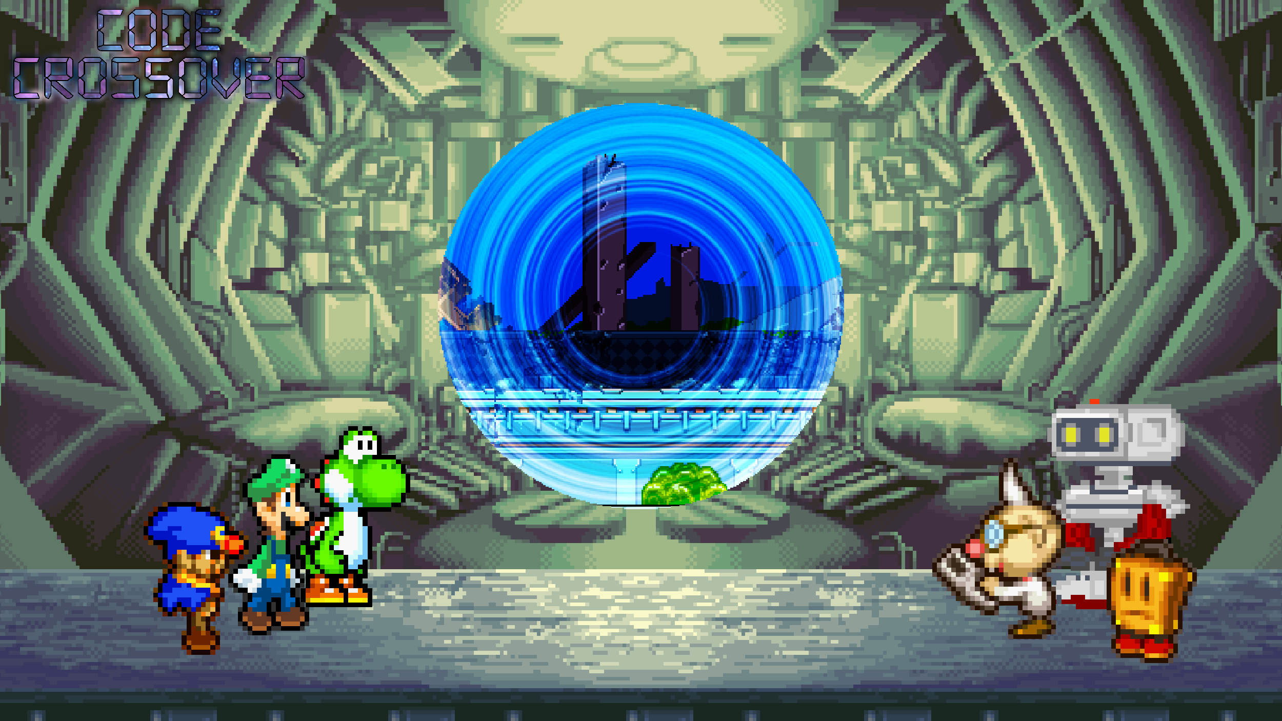 Scott910 Code Crossover Sprite series Code crossover, 6th World by scott910 on DeviantArt