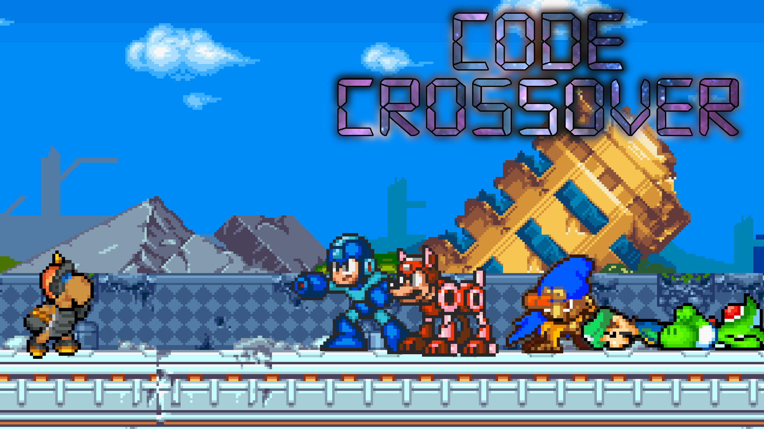 Scott910 Code Crossover Sprite series Code crossover, Mega Man by scott910 on DeviantArt