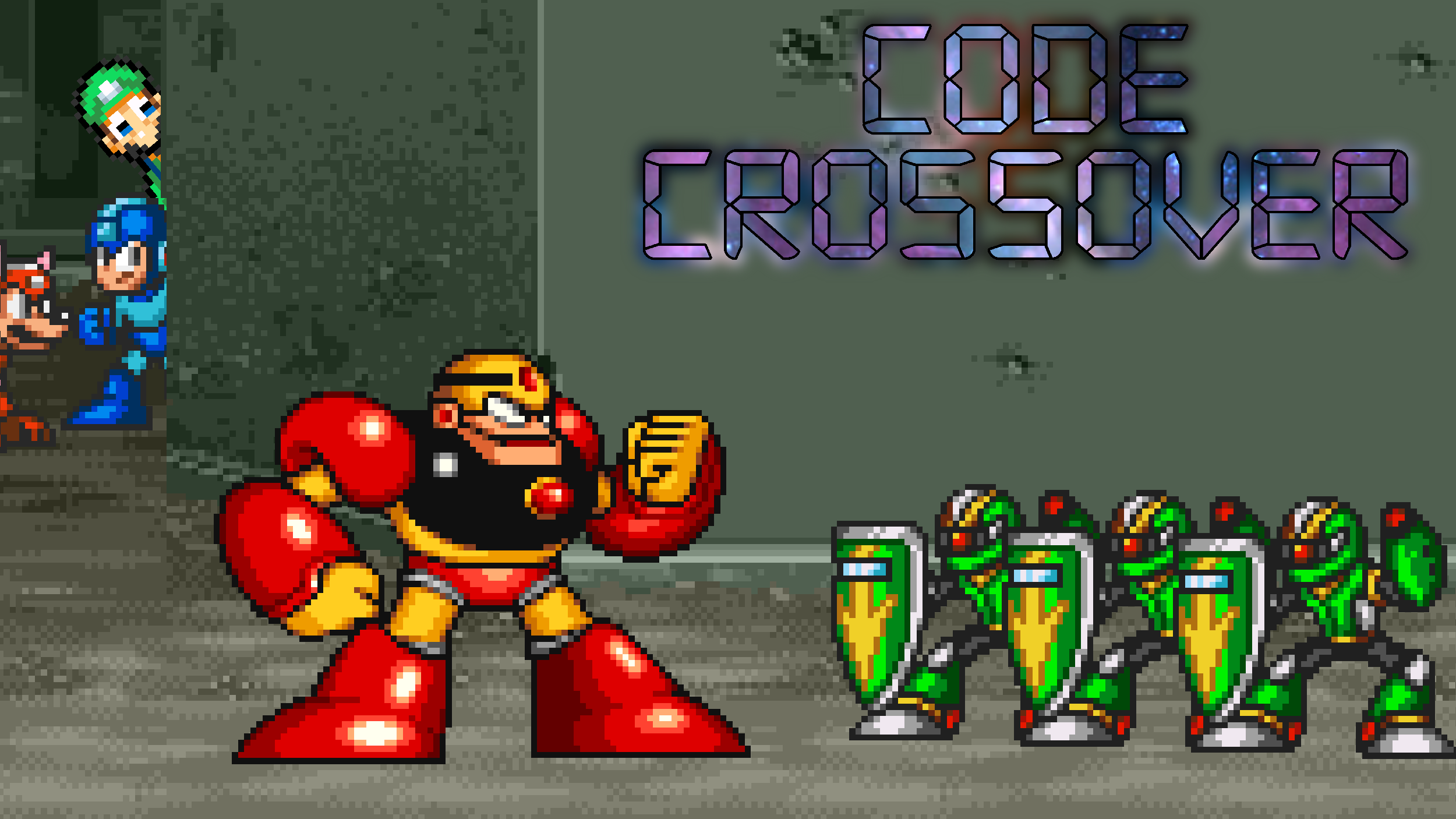 Scott910 Code Crossover Sprite series Code crossover, Guts Man by scott910 on DeviantArt
