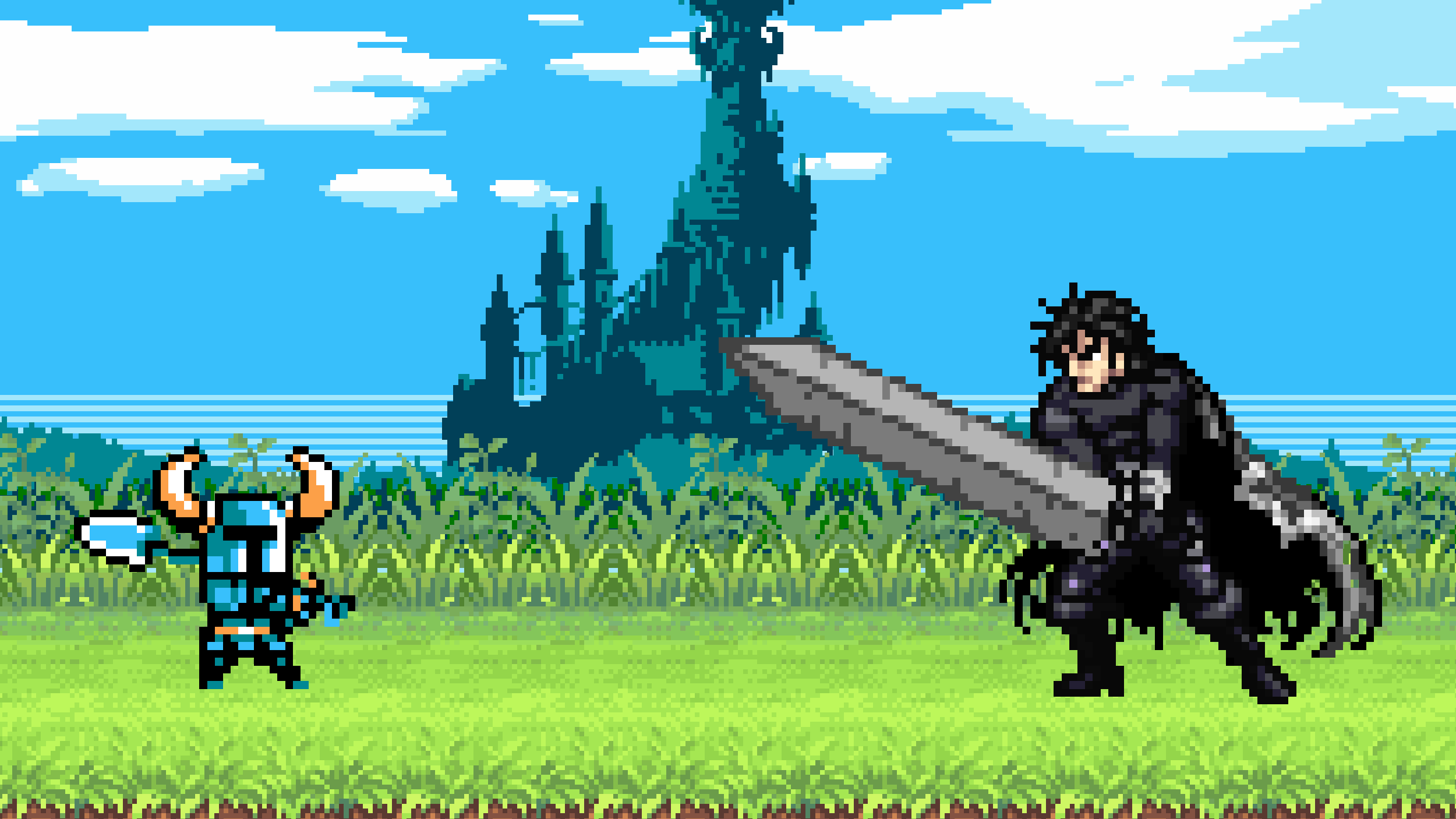 Guts vs Specter Knight (Berserk vs Shovel Knight); “Mark of