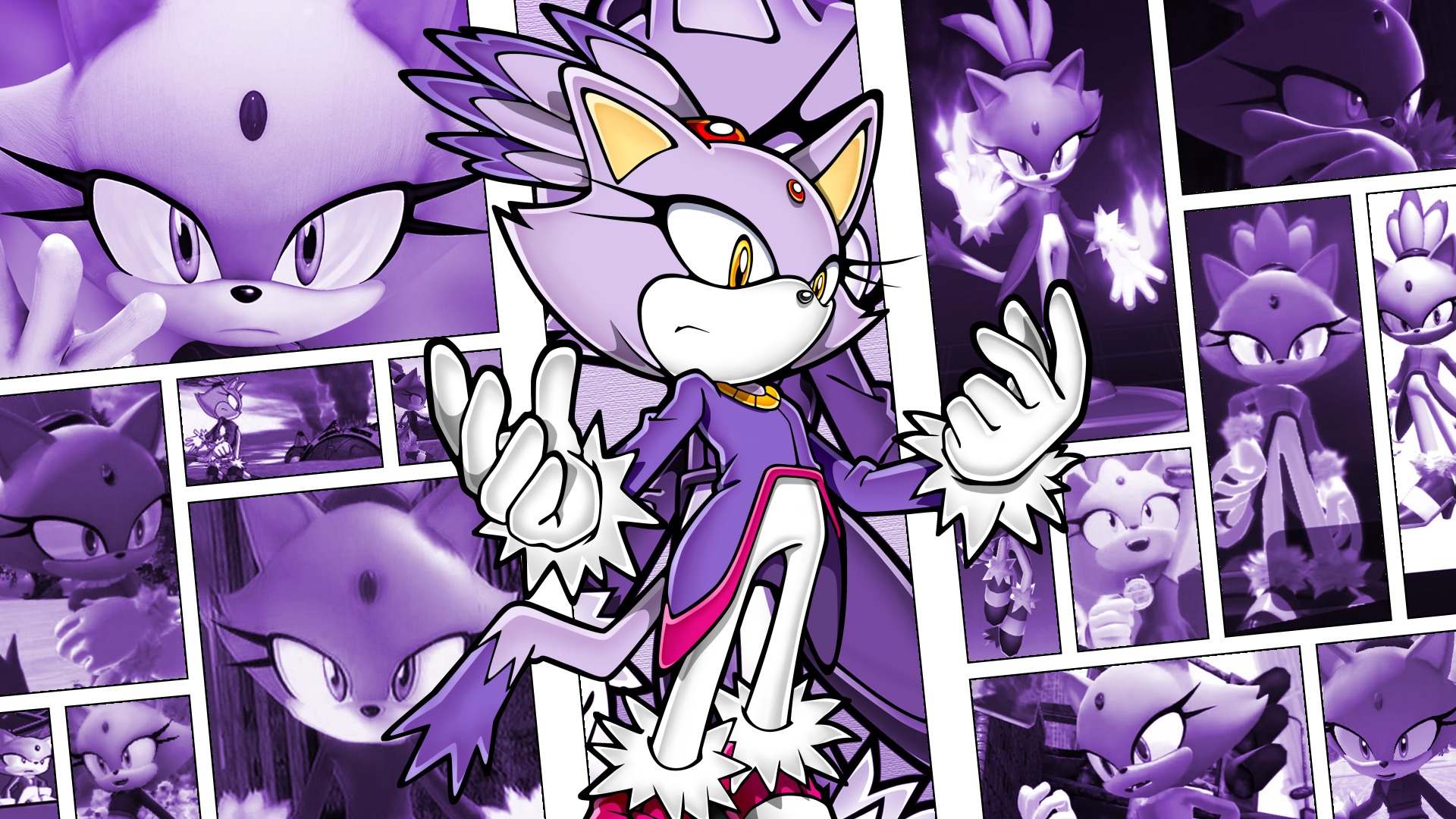 Blaze the Cat Wallpaper by scott910 on DeviantArt