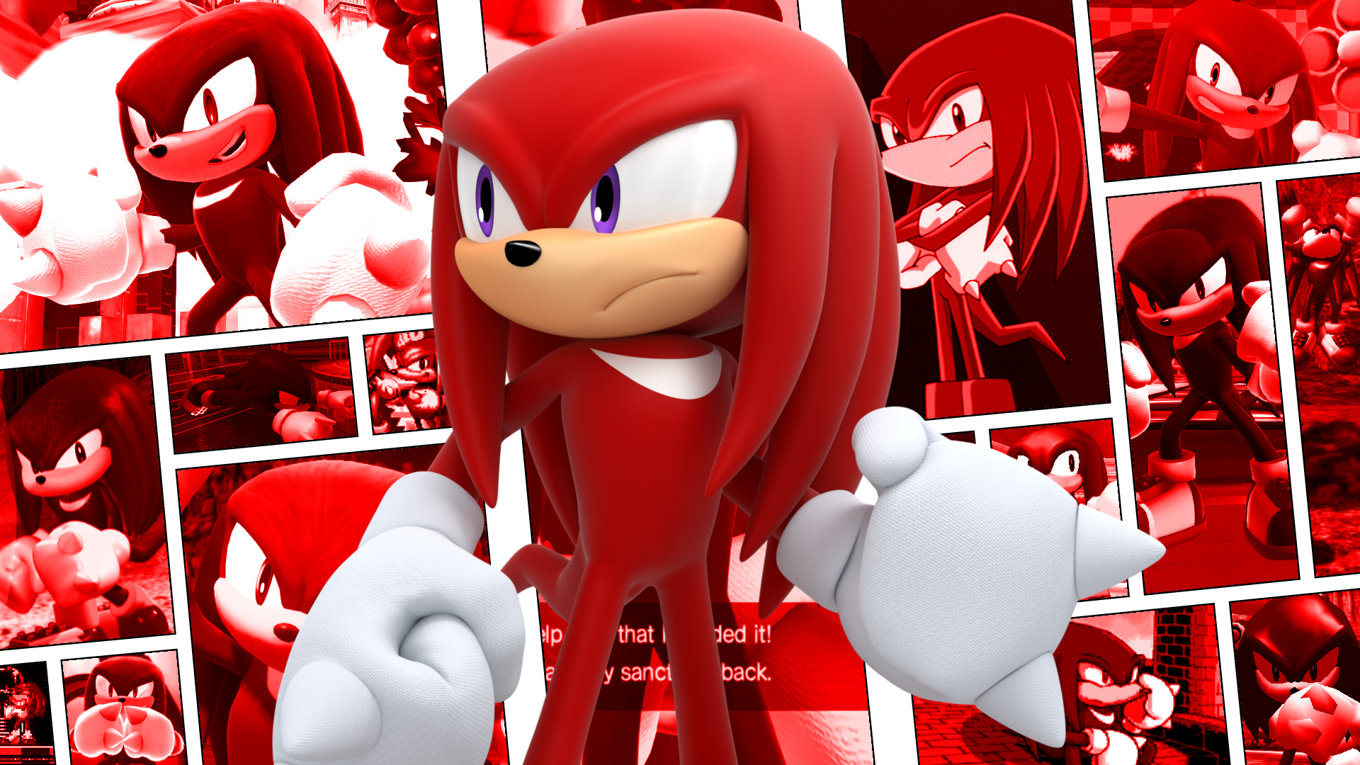 Knuckles the Echidna Wallpaper by scott910 on DeviantArt