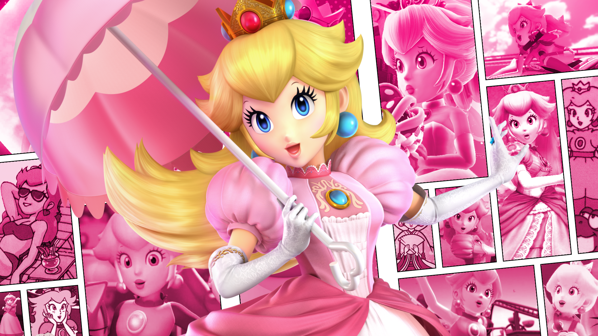 Princess Peach Wallpaper by scott910 on DeviantArt