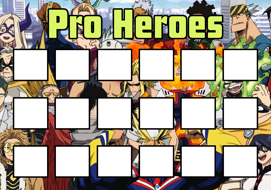Pro Heroes Template by scott910 on DeviantArt