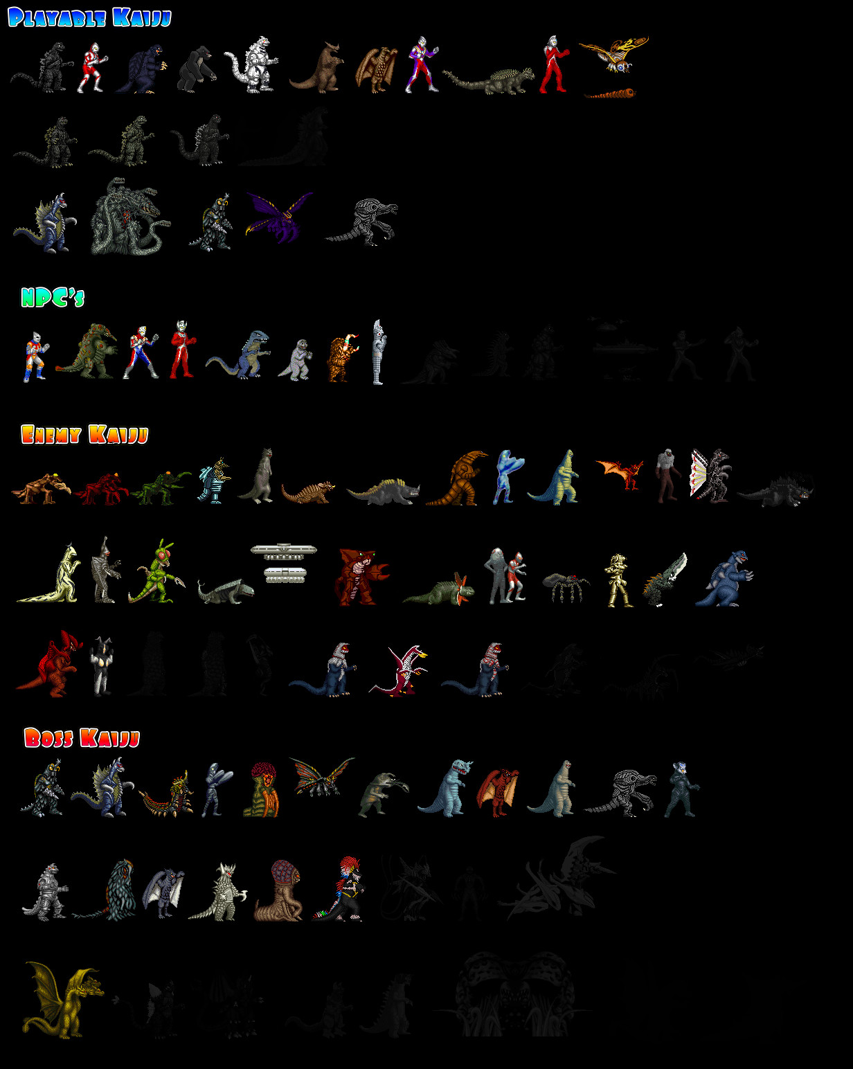 Godzilla Ultraman Gamera Game Progress By Gojira92 On Deviantart Godzilla Ultraman Gamera Game Progress By Gojira92 On Deviantart