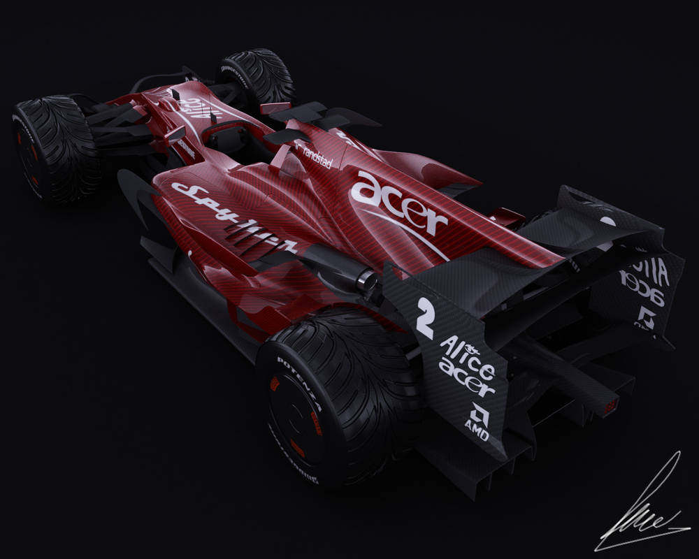 F1 Design 2008 Style Rear View by jesterv2 on DeviantArt