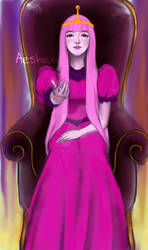 Princess Bubblegum Fanart made by Me (Aeshah)