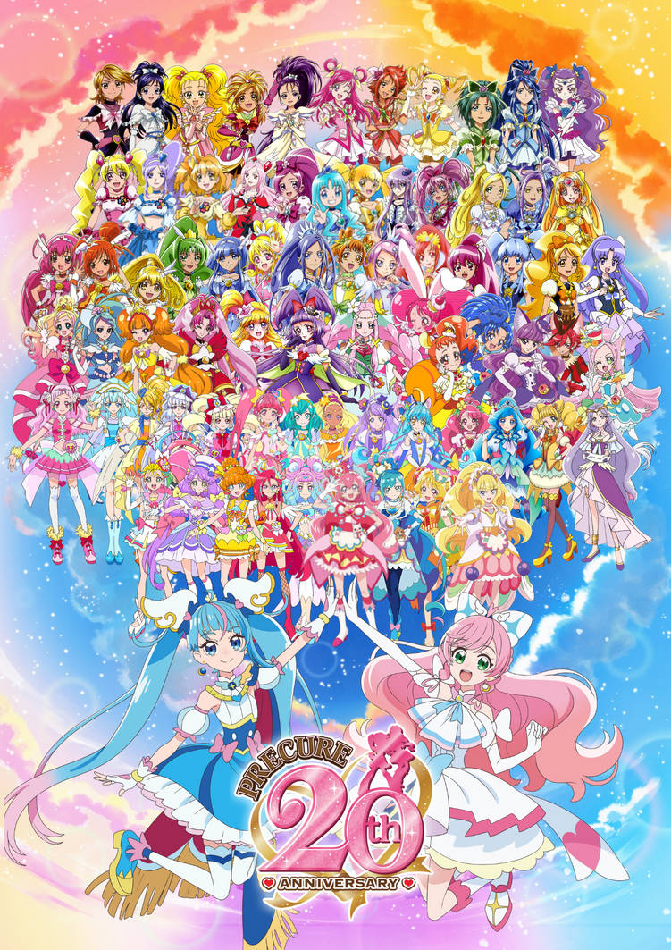 Pretty Cure 20th Anniversary by CallieatMMD on DeviantArt