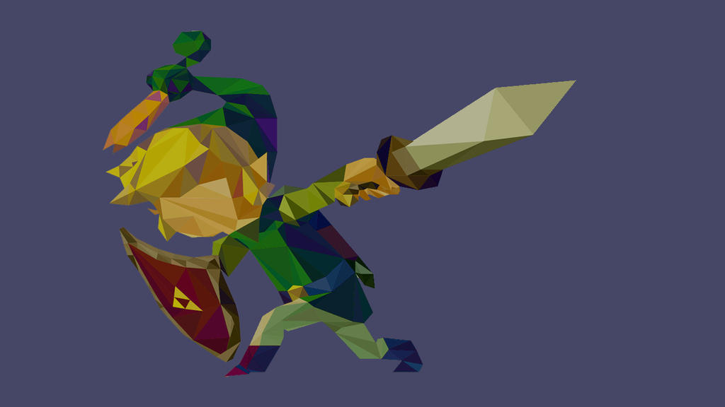 Link low poly version 1 by kennyEdwinDesavoye on DeviantArt