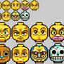 Strawhat lego heads