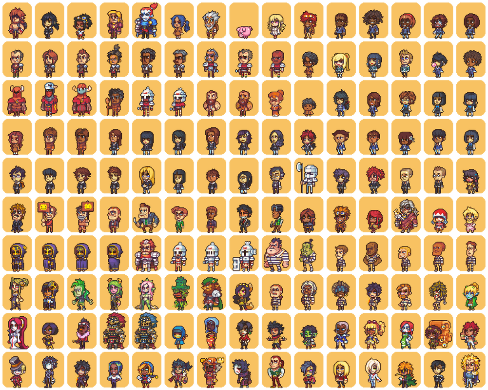 150 Characters for my webcomic Hero Oh Hero by Neoriceisgood