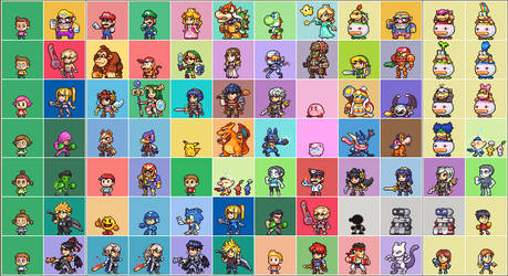 SSB4 complete roster inc DLC and Alts