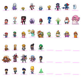 Fan sprites megasheet