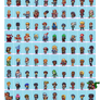 100 Hero Oh Hero Sprites