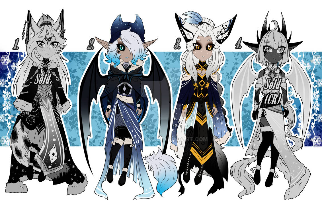 Special Adoptable Girl Season Winter (OPEN 2/4) by LordMroku on DeviantArt