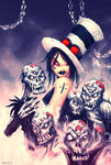 Moerser Girl with zombies by MAROK-ART