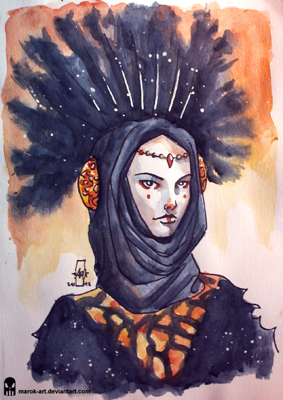 Sketch 055 Queen Amidala