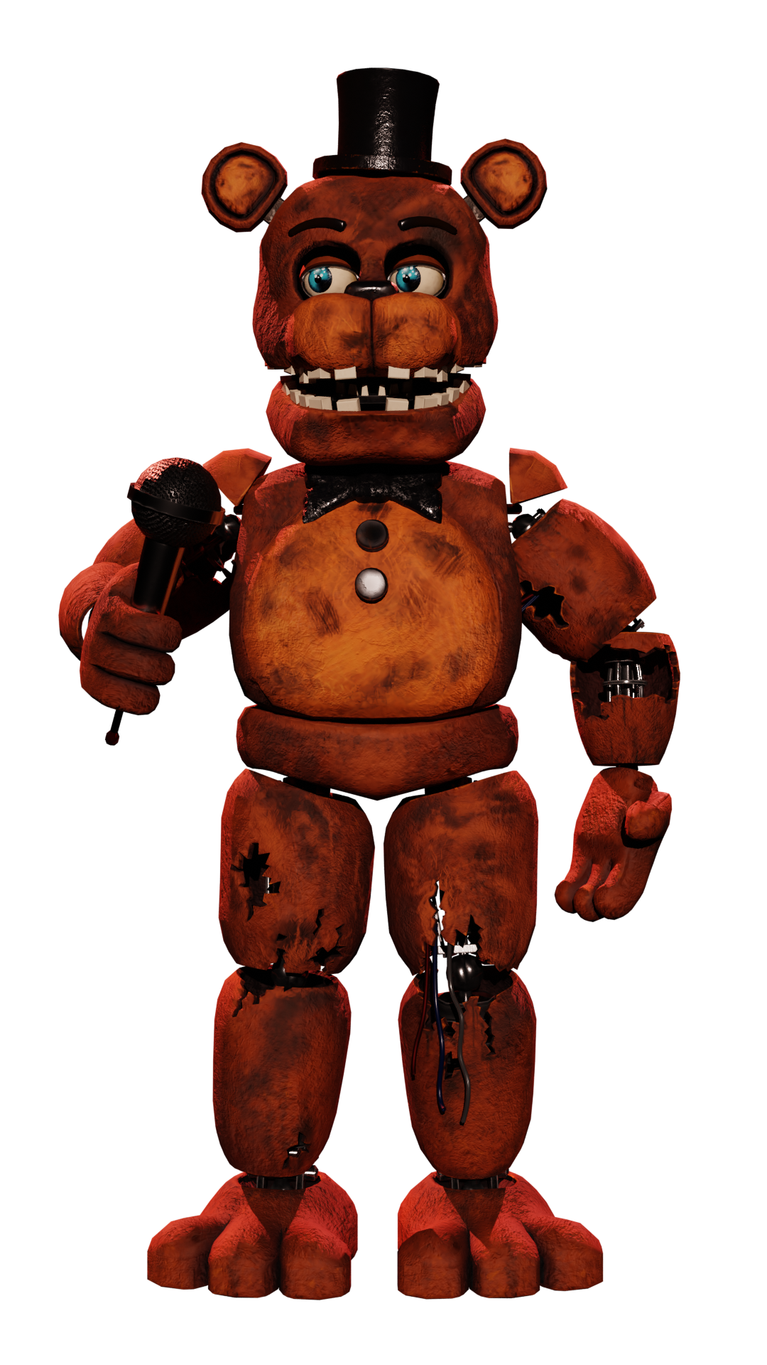 Corrigido Withered Freddy [Blender FNaF] por TRAWERT Papel de