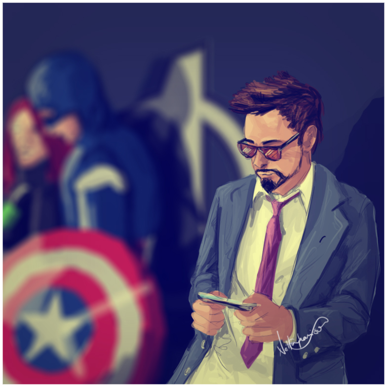 Tony Stark Candid