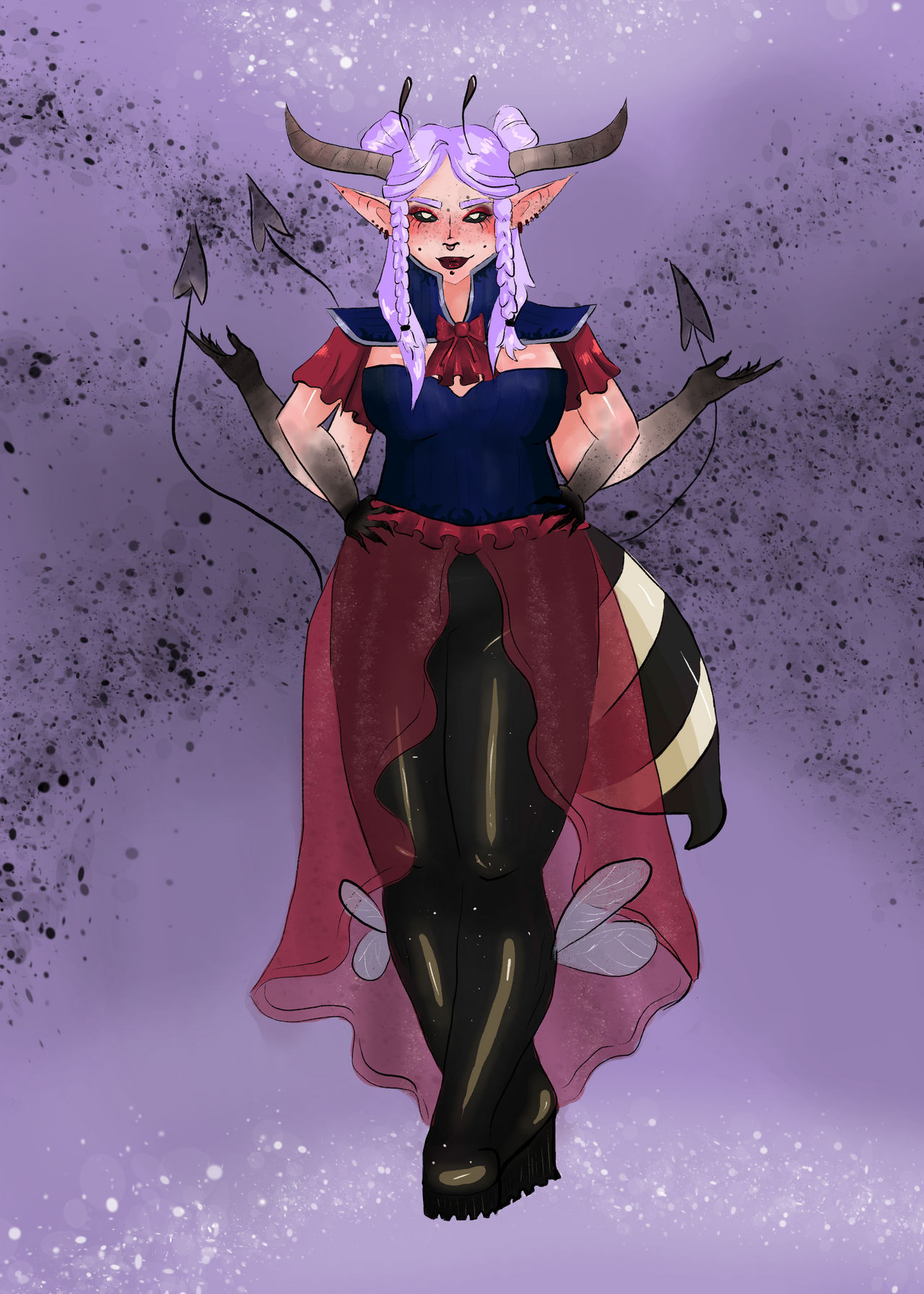 Demon OC commission by Doingmybestest on DeviantArt