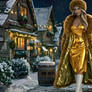 Short Golden dress