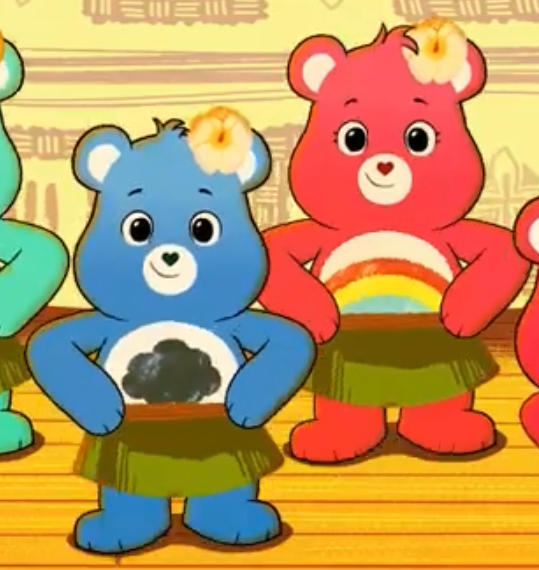 Grumpy And Cheer Bear As Hula Dancers by stickschannel4gaming on DeviantArt