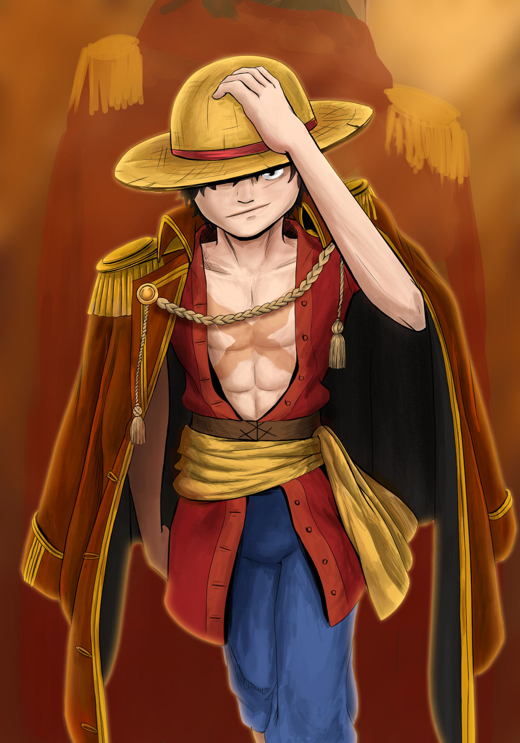 Monkey D Luffy - King of the Pirates by Dreamfollower on DeviantArt