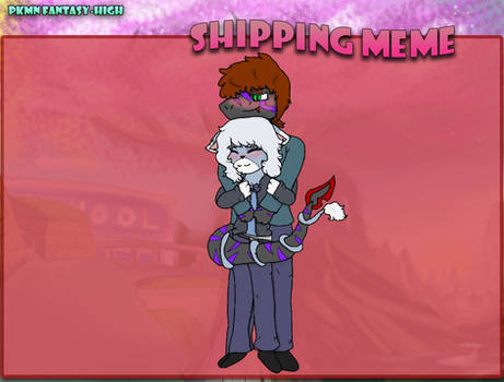 PKMN-FH Shipping Meme : Snek and kitty love UwU