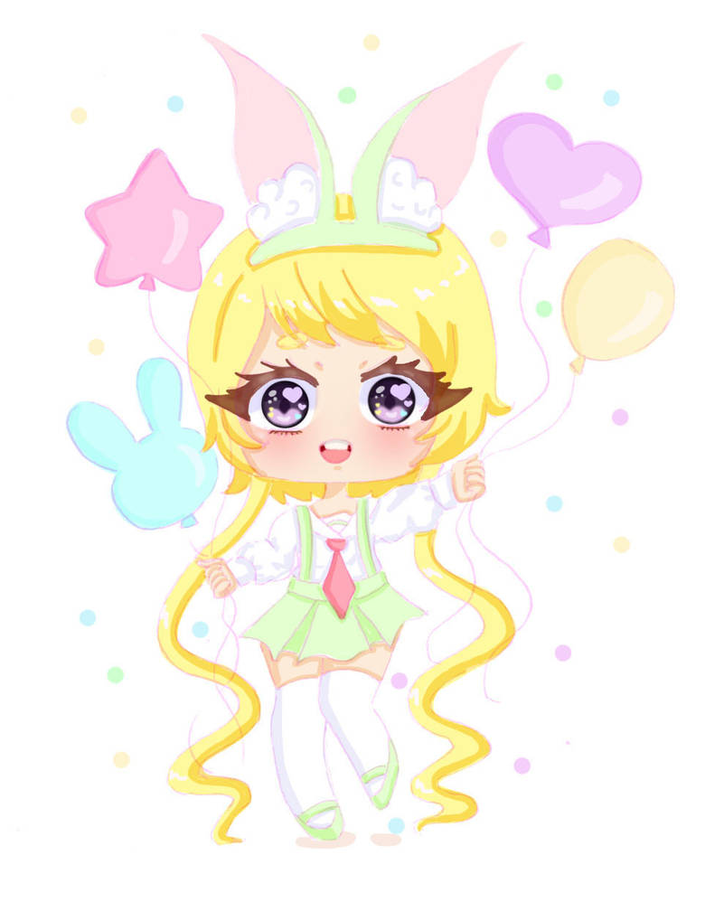 Chibis Rabbids Chibi Rabbit by LeneUniverse on DeviantArt